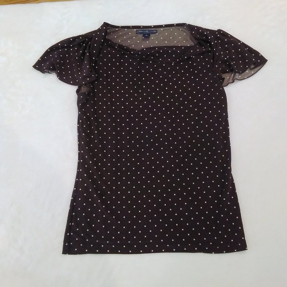 Polka dot top